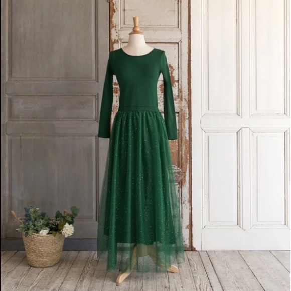 Elestory Dresses & Skirts - NWT Elestory Women’s Green Ballerina Tulle Dress